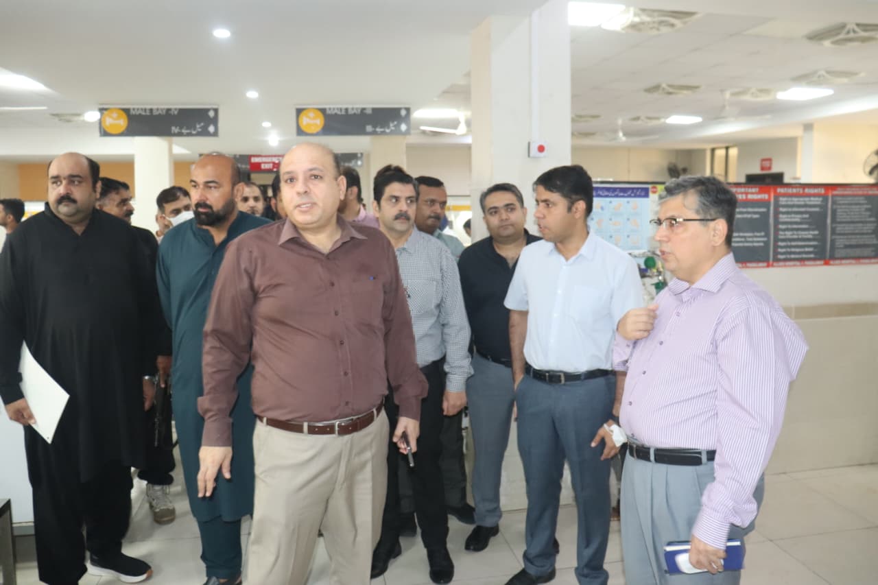 Vice Chancellor Visit to Allied Hospital-I