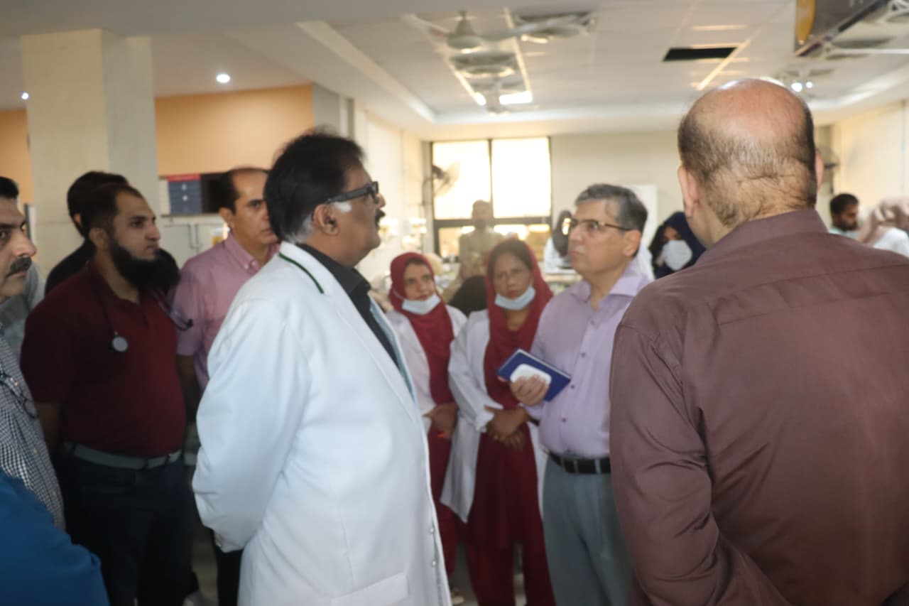 Vice Chancellor Visit to Allied Hospital-I