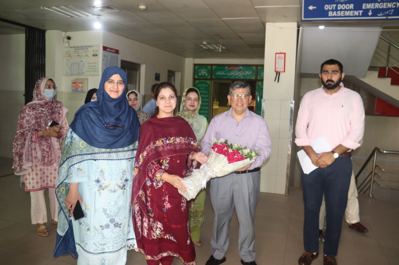 Vice Chancellor Visit to Allied Burn and Reconstructive Surgery Center