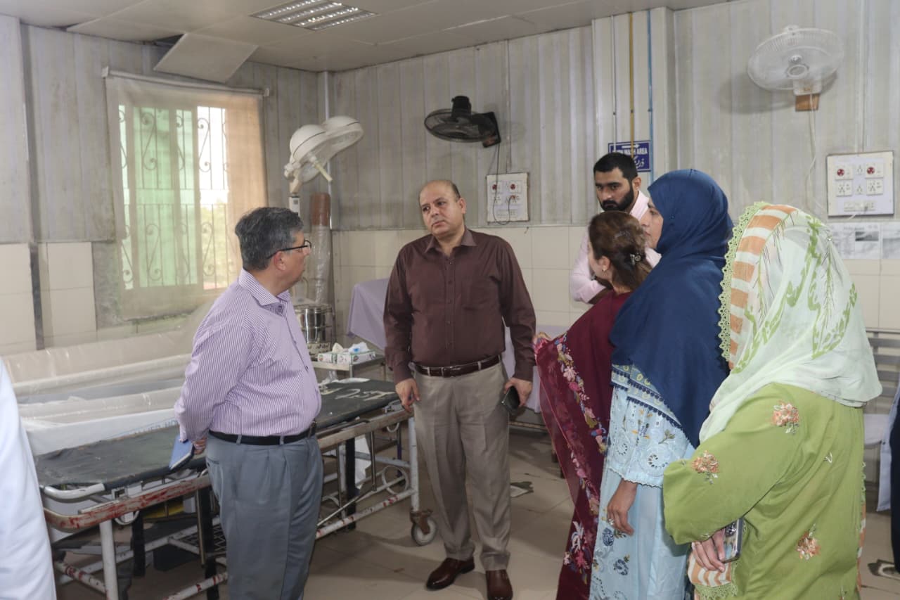 Vice Chancellor Visit to Allied Burn and Reconstructive Surgery Center