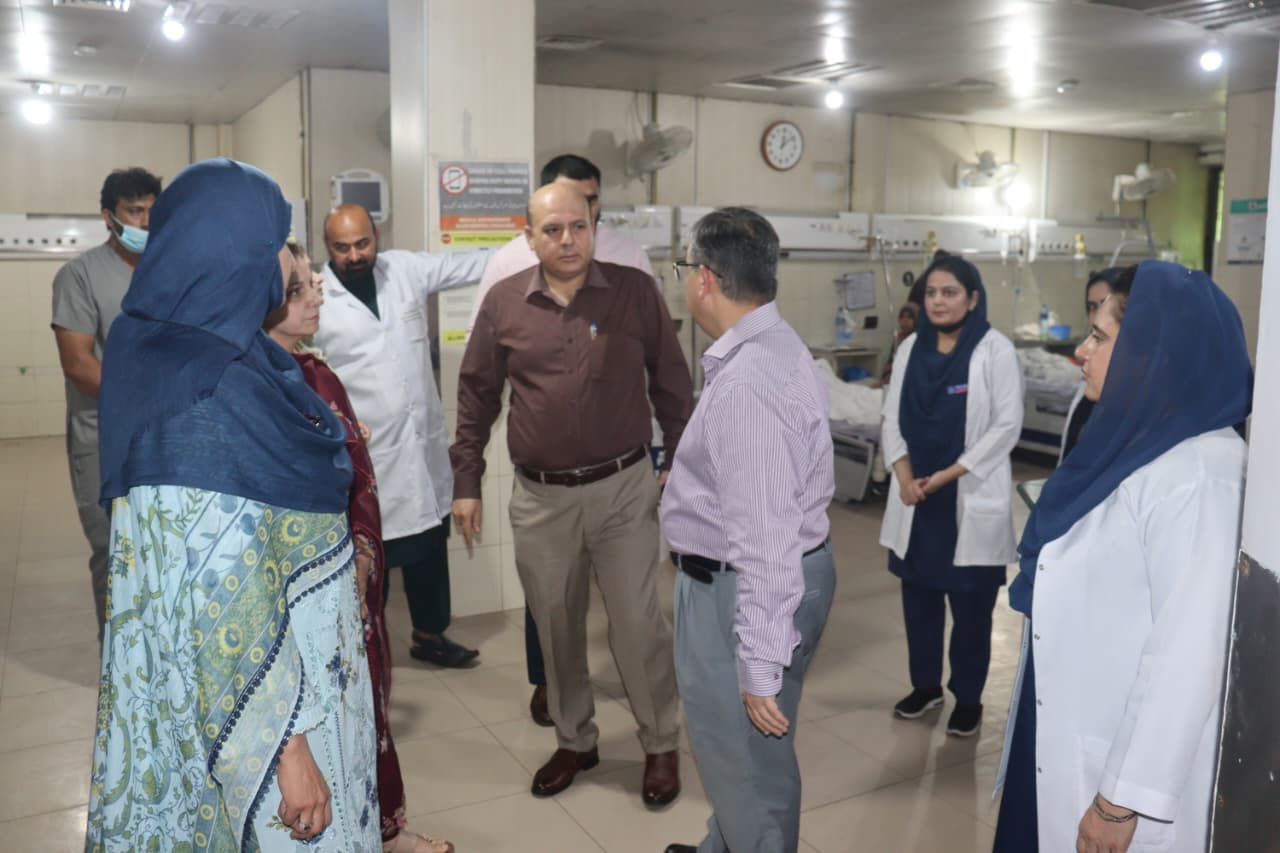Vice Chancellor Visit to Allied Burn and Reconstructive Surgery Center