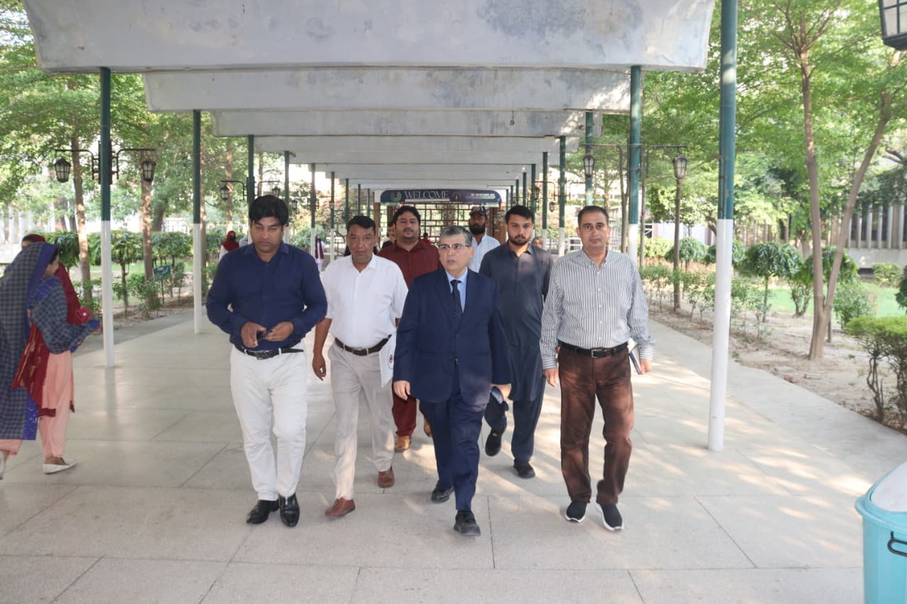 Vice Chancellor Visits 2nd Year MBBS Block Examination