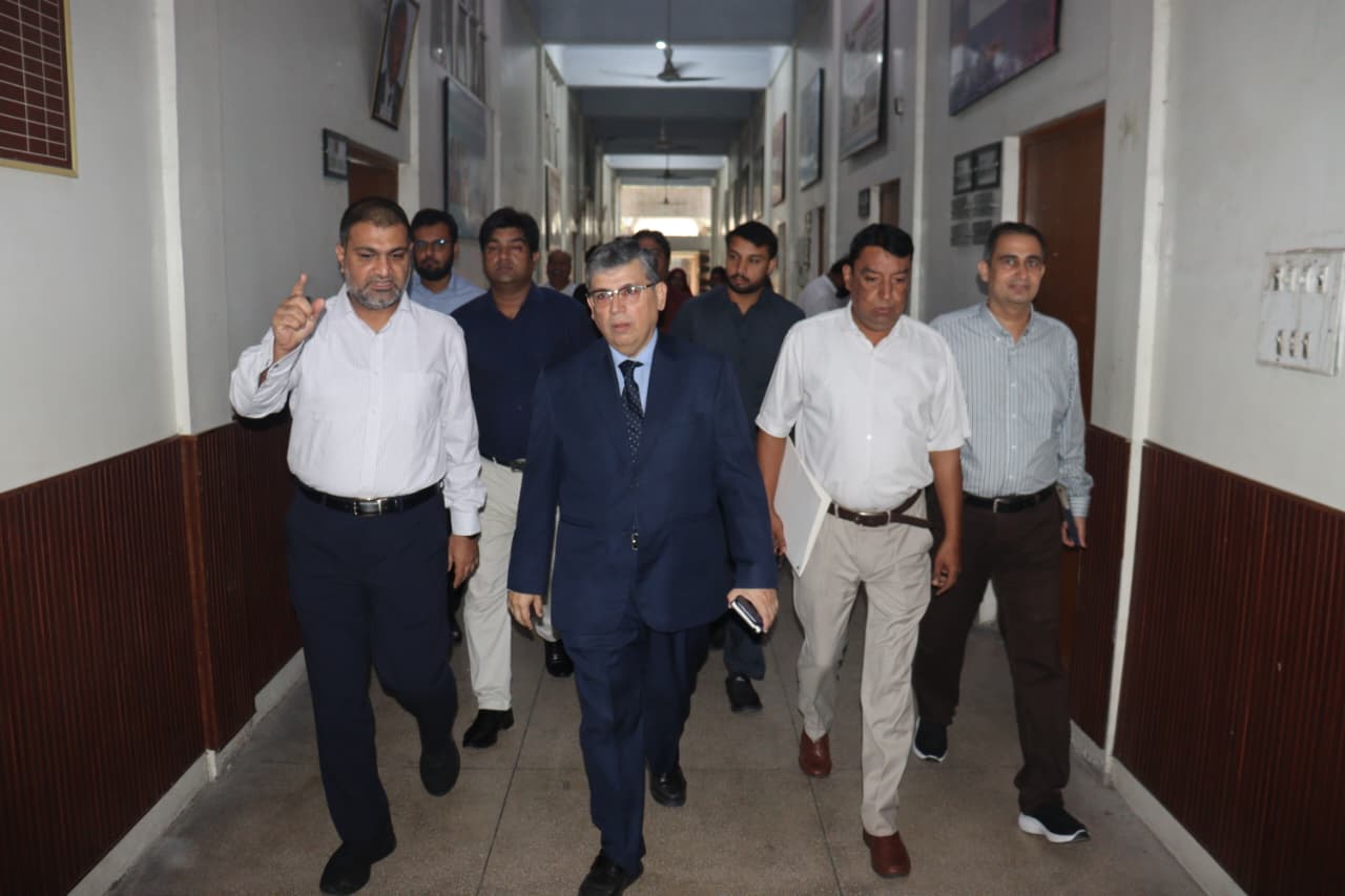 Vice Chancellor Visits 2nd Year MBBS Block Examination