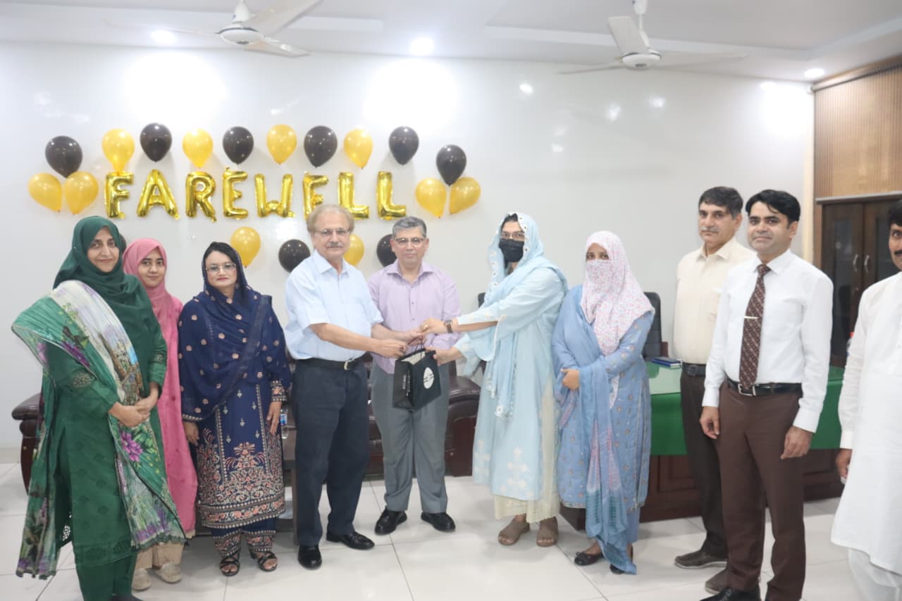 Farewell Ceremony of Prof. Dr. Ghulam Subhani