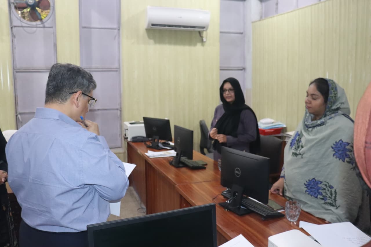 Vice Chancellor Visit to IT Department