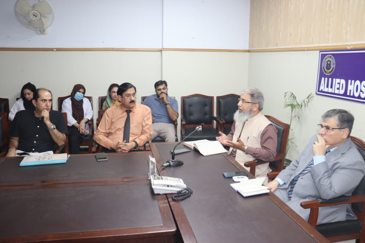 Morning Coordination Meeting chaired by Vice Chancellor