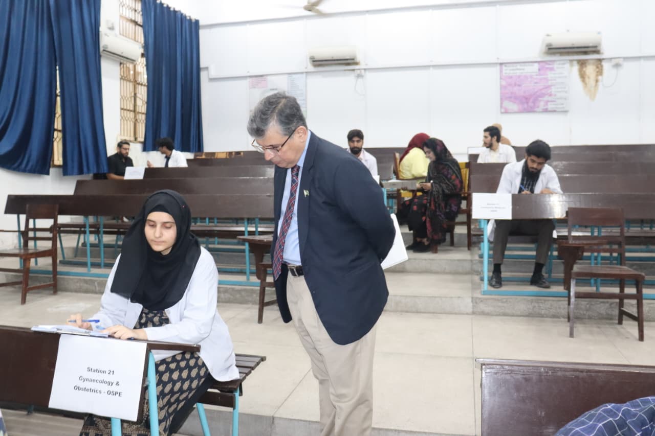 Vice Chancellor Reviews OSPE Examination Arrangements