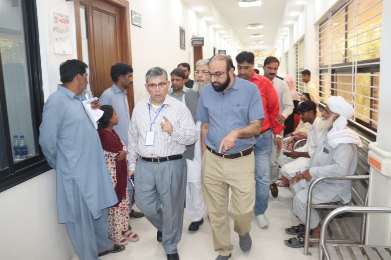 Vice Chancellor Visit to Allied Hospital-II