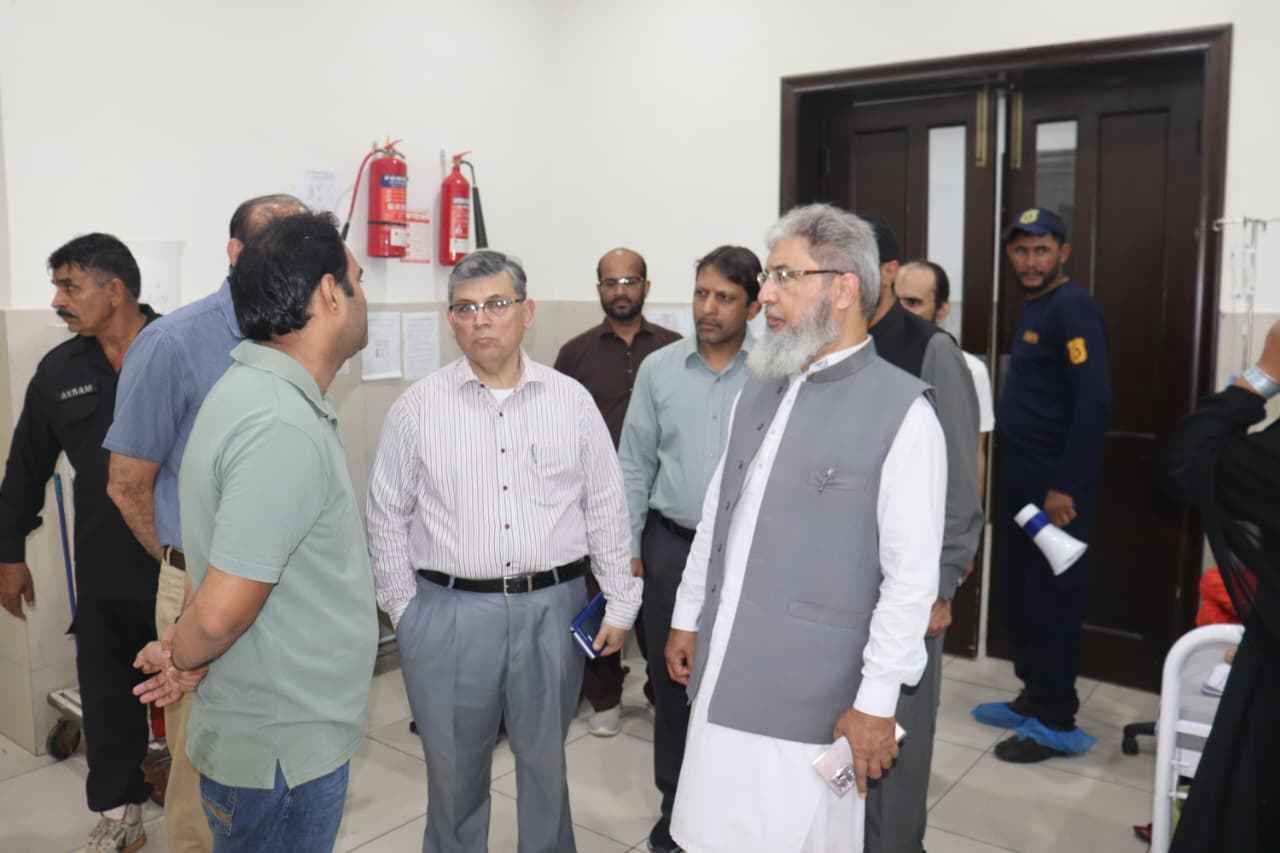 Vice Chancellor Visit to Allied Hospital-II
