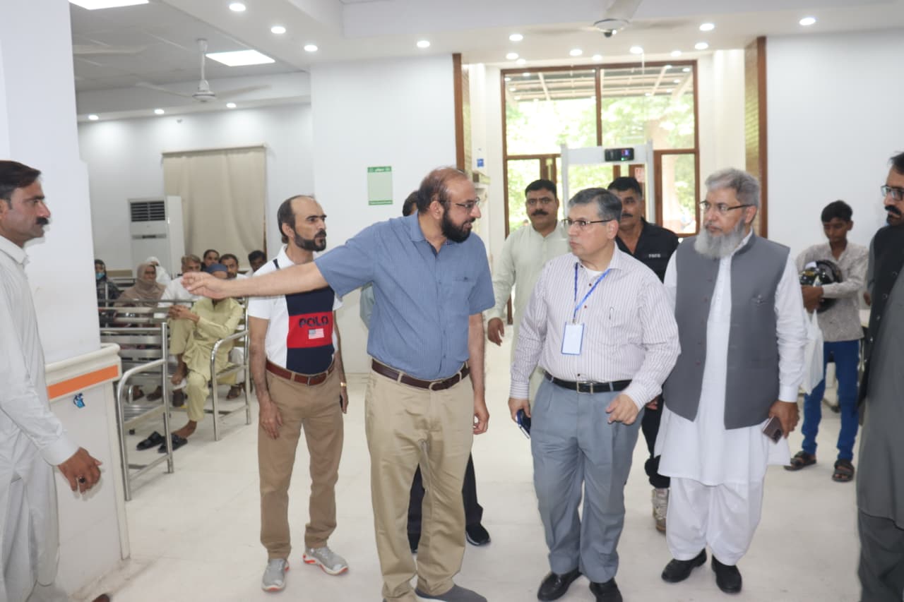 Vice Chancellor Visit to Allied Hospital-II
