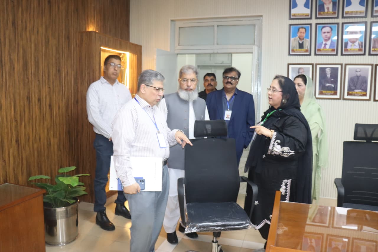 Vice Chancellor Visit to MDCAT Examination Centre