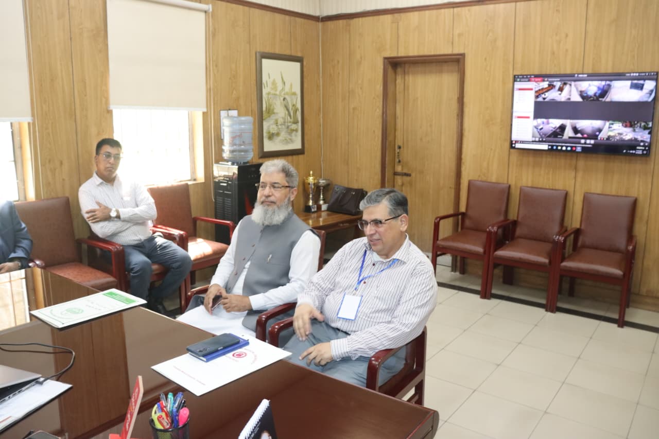 Vice Chancellor Visit to MDCAT Examination Centre