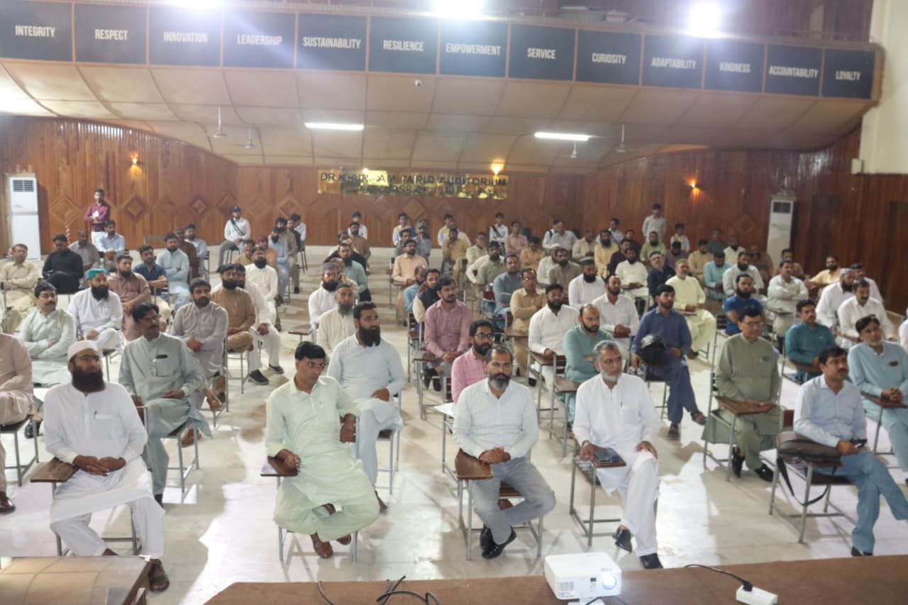 Vice Chancellor Visit to MDCAT Examination Centre