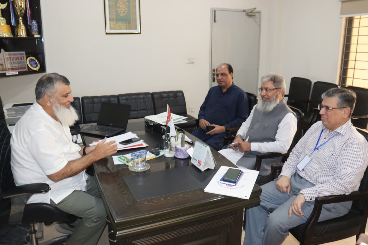 Vice Chancellor Visit to MDCAT Examination Centre