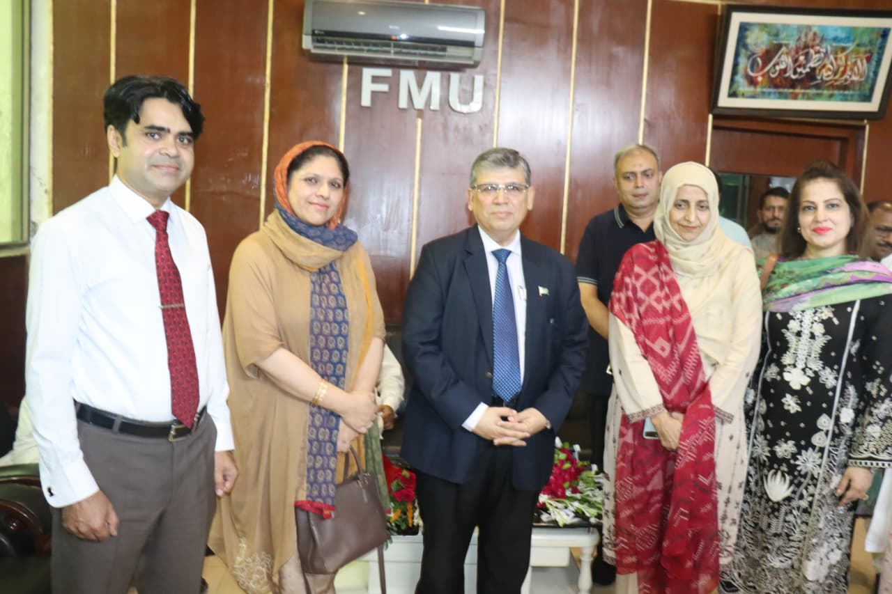 FMU Faculty Congratulates Vice Chancellor Prof. Dr. Syed Asghar Naqi