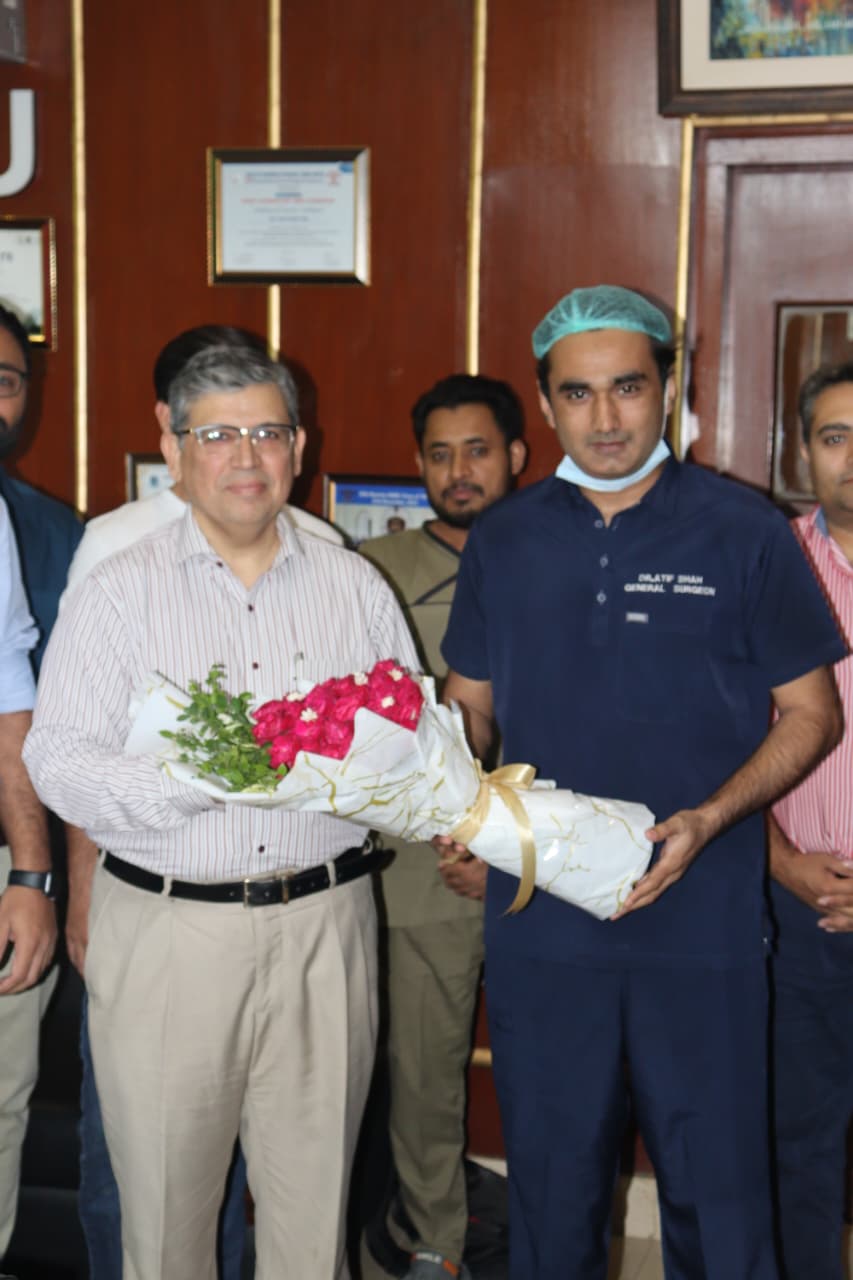 Young Doctors Association Allied Hospital Welcomes Vice Chancellor